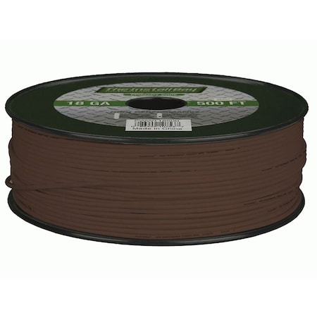 Install Bay Primary Wire, 18 AWG, Copper, Brown PWBR18500